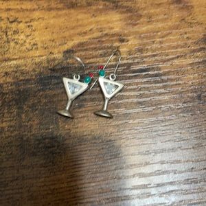 Silpada Martini Glass Earrings